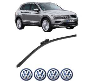 Stergator lamela spate Volkswagen TIGUAN SUV Van (AD1) din 2016 - 2020, pentru luneta auto, Bosch Aerotwin, din cauciuc siliconat rezistent, 4 Stickere Auto VW v22941