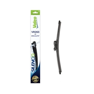 Stergator lamela spate Volkswagen UP! (121, 122, BL1, BL2, BL3, 123) din 2011 - 2023, pentru luneta auto, Valeo Silencio Xtrm, din cauciuc siliconat rezistent, 4 Stickere Auto VW v17893