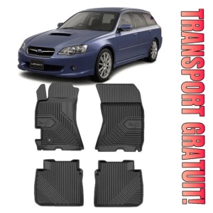 Subaru Legacy IV Din 2003 - 2009, Combi , Set Covorase Auto Tip Tavita Premium 3D, din cauciuc