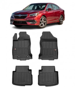 Subaru Legacy VII Din 2020 - Prezent, Sedan , Set Covorase Auto Tip Tavita Premium 3D, din cauciuc accesorii pentru autoturismul tau - masina v161524