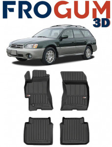 Subaru Outback III Din 2003 - 2009, Combi , Set Covorase Auto Tip Tavita Premium 3D, din cauciuc accesorii pentru autoturismul tau - masina v162858