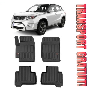 Suzuki Grand VItara II Din 2005 - 02.2015, Suv , Set Covorase Auto Tip Tavita Premium 3D, din cauciuc