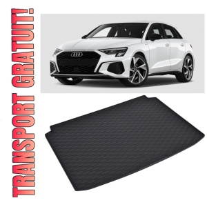 Tavita Portbagaj AUDI A3 Sportback 2020-prezent, protectie portbagaj, din cauciuc 100%, pentru autoturismul AUDI A3 Sportback
