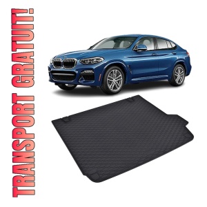 Tavita Portbagaj BMW Seria X4 G02 2018-prezent, protectie portbagaj, din cauciuc 100%, pentru autoturismul BMW Seria X4