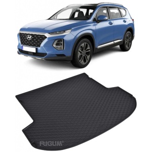 Tavita Portbagaj HYUNDAI Santa Fe 5 locuri 2019-2020, protectie portbagaj, din cauciuc 100%, pentru autoturismul HYUNDAI Santa Fe