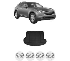 Tavita Portbagaj INFINITI QX70 din 2013-2014, Protectie Portbagaj Auto INFINITI - Img 2