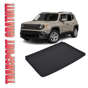 Tavita Portbagaj JEEP Renegade 2014-2018, protectie portbagaj, din cauciuc 100%, pentru autoturismul JEEP Renegade