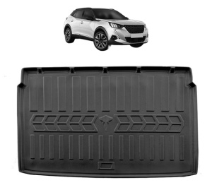 Tavita Portbagaj PEUGEOT 2008 II CU PODEA INALTA din 2008-2019, Protectie Portbagaj Auto - Img 2