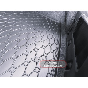 Tavita Portbagaj PEUGEOT 206 Hatchback 2000-2010, protectie portbagaj, din cauciuc 100%, pentru autoturismul PEUGEOT 206 Hatchback