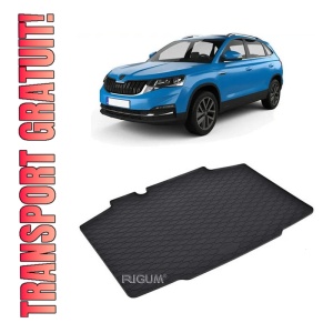 Tavita Portbagaj SKODA Kamiq 2019-prezent, protectie portbagaj, din cauciuc 100%, pentru autoturismul SKODA Kamiq