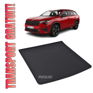 Tavita Portbagaj SKODA Kodiaq MHEV 5 locuri 2024-prezent, protectie portbagaj, din cauciuc 100%, pentru autoturismul SKODA Kodiaq MHEV