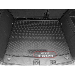 Tavita Portbagaj Volkswagen Caddy 5 locuri 2021-prezent, protectie portbagaj, din cauciuc 100%, pentru autoturismul Volkswagen Caddy 5