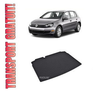 Tavita Portbagaj Volkswagen Golf VI Hatchback 2008-2012, protectie portbagaj, din cauciuc 100%, pentru autoturismul Volkswagen Golf VI