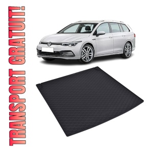 Tavita Portbagaj Volkswagen Golf VIII Variant e-TSI 2021-prezent, protectie portbagaj, din cauciuc 100%, pentru autoturismul Volkswagen Golf VIII