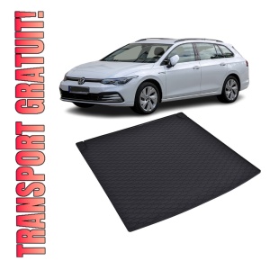 Tavita Portbagaj Volkswagen Golf VIII Variant TGI 2021-prezent, protectie portbagaj, din cauciuc 100%, pentru autoturismul Volkswagen Golf VIII