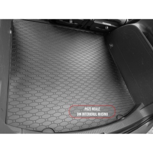Tavita Portbagaj Volkswagen Touran 2003-2015, protectie portbagaj, din cauciuc 100%, pentru autoturismul Volkswagen Touran
