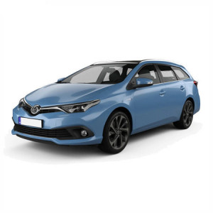 Toyota Auris II Hybrid, Hatchback, Din 07.2013 - 12.2018 , Set Covorase Auto Tip Tavita Premium 3D, din cauciuc accesorii pentru autoturismul tau - masina v171271