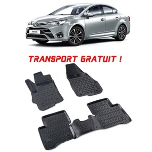 Toyota Avensis III 2009-2018 Set 4 covorase auto din cauciuc tip tavita premium line 3D - Transport Gratuit! accesorii pentru autoturismul tau - masina v48218