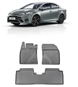 Toyota Avensis III, Combi, Din 01.2009 - 08.2018 , Set Covorase Auto Tip Tavita Premium 3D, din cauciuc accesorii pentru autoturismul tau - masina v174795