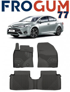 Toyota Avensis III Din 01.2009 - 08.2018, Sedan , Set Covorase Auto Tip Tavita Premium 3D, din cauciuc accesorii pentru autoturismul tau - masina v168903