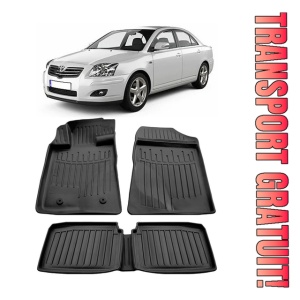 Toyota Avensis (T25) (2003-2009) Set Covorase auto tip tavita din cauciuc Premium Umbrella