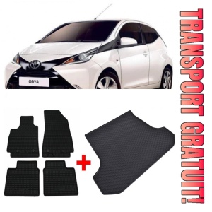 Toyota Aygo Set Covorase + tavita portbagaj auto Toyota Aygo X fabricatie 04.2022 - prezent, caroserie suv