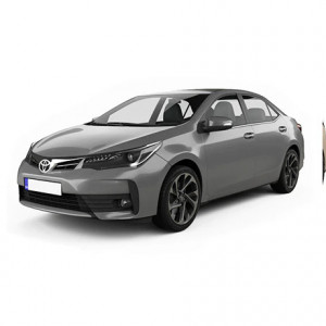 Toyota Corolla XII E210 Din 03.2019 - Prezent, Sedan , Set Covorase Auto Tip Tavita Premium 3D, din cauciuc accesorii pentru autoturismul tau - masina v168643