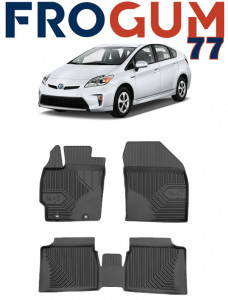 Toyota Prius III Din 06.2009 - 03.2016, Hatchback , Set Covorase Auto Tip Tavita Premium 3D, din cauciuc accesorii pentru autoturismul tau - masina v169233