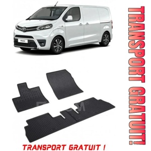 Toyota Proace City, Van, fabricat din 03.2020 - Prezent, 5 Locuri, set covorase auto dedicate, din cauciuc 100% Premium - Transport Gratuit