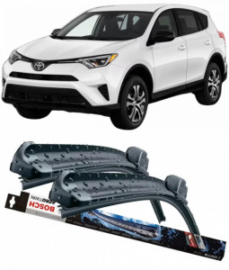 Toyota Rav Set 2 stergatoare parbriz Bosch Bosch Aerotwin compatibile cu Toyota Rav 2018 (65 cm / 40 cm) accesorii pentru autoturismul tau - masina v119472