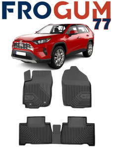 Toyota Rav4 IV Din 03.2013 - 12.2018, Suv, Hybrid , Set Covorase Auto Tip Tavita Premium 3D, din cauciuc accesorii pentru autoturismul tau - masina v165714