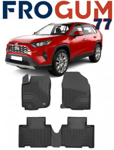 Toyota Rav4 IV Din 03.2013 - 12.2018, Suv , Set Covorase Auto Tip Tavita Premium 3D, din cauciuc accesorii pentru autoturismul tau - masina v169037