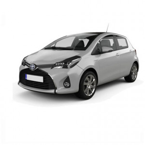 Toyota Yaris III Din 09.2011 - 08.2020, Hatchback , Set Covorase Auto Tip Tavita Premium 3D, din cauciuc accesorii pentru autoturismul tau - masina v168636