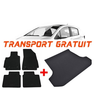 Toyota Yaris III din 09.2011 - 2017 Hatchback *1 , Set Covorase + tavita portbagaj auto accesorii pentru autoturismul tau - masina v2304