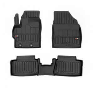 Toyota Yaris IV Hybrid Din 09.2020 - Prezent, Hatchback , Set Covorase Auto Tip Tavita Premium 3D, din cauciuc accesorii pentru autoturismul tau - masina v165329