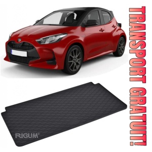 Toyota Yaris Tavita pentru portbagaj din cauciuc, compatibila Toyota Yaris II fabricatie 10.2005 - 2011, caroserie hatchback, portbagaj superior