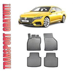 Volkswagen Arteon, Combi, Din 08.2020 - Prezent , Set Covorase Auto Tip Tavita Premium 3D, din cauciuc