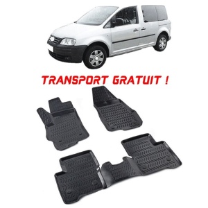 Volkswagen Caddy III 2004-2020 Set 4 covorase auto din cauciuc tip tavita premium line 3D - Transport Gratuit! accesorii pentru autoturismul tau - masina v48155