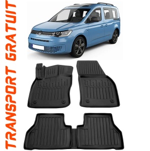 Volkswagen Caddy Iv (2020-) Set covorase auto cauciuc G.Modern Line 3D accesorii pentru autoturismul tau - masina v66757