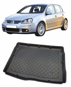 Volkswagen Golf 5 Hatchback din 10.2003 - 2008, Tavita Pentru Portbagaj Lux Premium Dedicata, Roata Rezerva Normala *1 accesorii pentru autoturismul tau - masina v198805