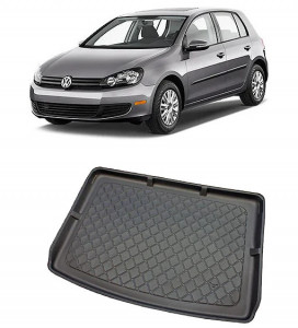 Volkswagen Golf 6 5K Plus Hatchback din 04.2009 - 2014, Tavita Pentru Portbagaj Lux Premium Dedicata, Bancheta Spre Spate *2 accesorii pentru autoturismul tau - masina v188102