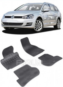 Volkswagen Golf 6, Combi, fabricat din 06.2007 - 08.2013, set covorase auto dedicate, din cauciuc 100% Premium accesorii pentru autoturismul tau - masina v155136