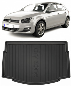Volkswagen Golf 7 din 10.2012 - 12.2019 Hatchback Portbagaj Inferior, Tavita Pentru Portbagaj Lux Premium Dedicata, Roata Rezerva Ingusta / Kit Reparatie *2 accesorii pentru autoturismul tau - masina v178059