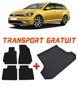 Volkswagen Golf 7 Sportsvan din 05.2014 - 12.2020 Combi *1 , Set Covorase + tavita portbagaj auto accesorii pentru autoturismul tau - masina v2600