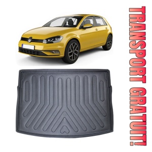 Volkswagen Golf 8 (Cu Podea Inalta) 2019-2025 Tavita cauciuc pentru protectie portbagaj dedicata pentru VOLKSWAGEN Golf Transport Gratuit