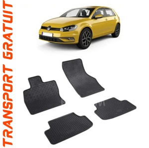 Volkswagen Golf 8, Hatchback, fabricat din 12.2019 - Prezent, set covorase auto dedicate, din cauciuc 100% Premium accesorii pentru autoturismul tau - masina v156829