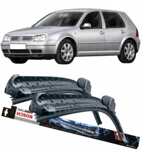 Volkswagen Golf IV Set 2 stergatoare parbriz Bosch Aerotwin 600/475mm compatibile cu Volkswagen GOLF IV (9B3) (2008-2014) (53 cm / 47.5 cm) accesorii pentru autoturismul tau - masina v114956