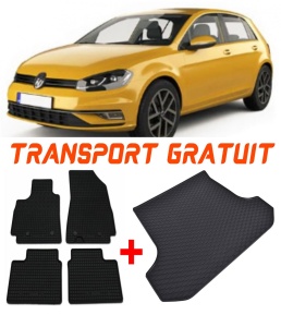 Volkswagen Golf VIII din 2019 - Prezent Hatchback *2 , Set Covorase + tavita portbagaj auto accesorii pentru autoturismul tau - masina v428