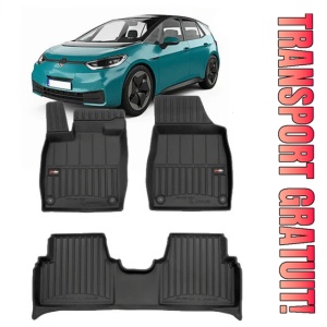 Volkswagen Id.3 Din 11.2019 - Prezent, Hatchback , Set Covorase Auto Tip Tavita Premium 3D, din cauciuc