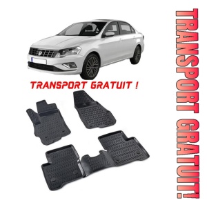 Volkswagen Jetta VI 2011-2019 Set 4 covorase auto din cauciuc tip tavita premium line 3D - Transport Gratuit!